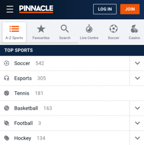 Pinnacle sport betting