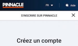 création compte pinnacle ca