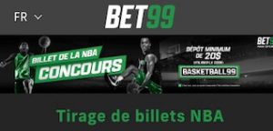 bet 99 nba tirage place toronto